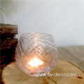 custom clear glass jars for candle holder